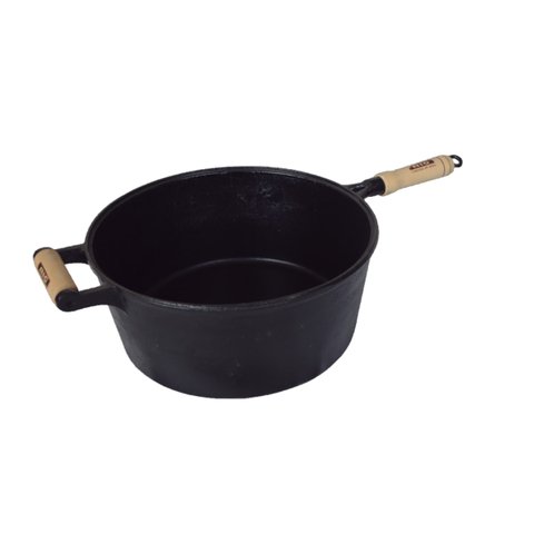Cacarola de Ferro Fundido Com Cabo Sem Tampa - 6 Lt