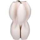 Ver imagem 1 de Vaso Decorativo Enfeite Casa Aparador 3d Home&co Cerâmica 32x19x19cm Nude
