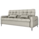 Ver imagem 1 de Sofa Cama 2 Lugares 200cm Pillar Linho Vancouver E483 Bege Milani Store
