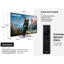 Smart TV Gaming 4K Samsung 43 Polegadas Neo QLED 4 HDMI 144hz QN43QN90CAGXZD - 6