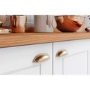 Ver imagem 2 de Cozinha 7 Peças (2 Armários + 1 Paneleiro + 2 Balcões + 2 Complementos) C5p46 Branco