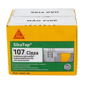 Impermeabilizante Sikatop 107 Cinza 18kg - Sika