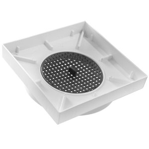 Ralo Invisível Tampa Oculta Sifonado 10x10cm | Utilimix | Kit 06 Un