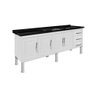 Gabinete Aço P/Pia 1.80 Desm. 3 Gavetas Branco - 1