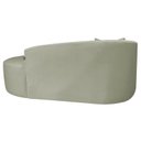 Ver imagem 4 de Recamier Curvo Orgânico 200cm 3 Lugares Lado Direito para Sala de Estar Bouclé Londres Verde Oliva