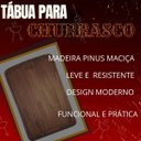 Ver imagem 3 de Kit 30 Tabua para Churrasco de Madeira Grande Pinus Estufado