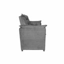 Ver mais imagens de Sofá Alice 2 Lugares Compacto Suede com Espuma D-28 Cinza Chumbo Império Decor