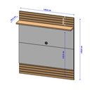 Ver imagem 4 de Jogo Painel e Rack Lapa Cinamomo Off White