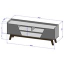 Ver imagem 5 de Jogo Painel e Rack Lapa Cinamomo Off White