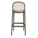 Ver imagem 6 de Banqueta Gourmet Alta 47cm X 76cm Polipropileno Rattan 2 Un Cor:cinza