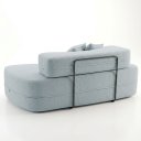Ver imagem 3 de Sofá 3 Lugares na Caixa 180 cm Orgânico Arco Bouclê B05 - D'Rossi