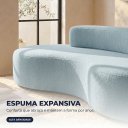 Ver imagem 5 de Sofá 3 Lugares na Caixa 180 cm Orgânico Arco Bouclê B05 - D'Rossi