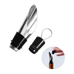 Kit 6 Bicos Dosador Tampa Rolha Garrafa de Vinho Inox - 4