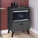 Ver imagem 2 de Balcão com Porta Basculante para Forno e Cooktop 4 Bocas Bogotá