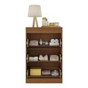 Ver imagem 5 de Cômoda Infantil com 3 Gavetas Doce de Leite Multimóveis Mp2676 Madeirado/branco