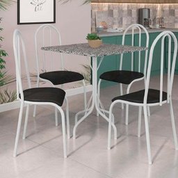 Conj. Mesa Fabone Malaga Quadrada 70x70 C Alicante - 2309 - Pc / 3 - 5