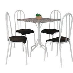 Conj. Mesa Fabone Malaga Quadrada 70x70 C Alicante - 2309 - Pc / 3 - 1