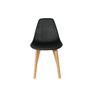 Cadeira Charles Eames Colmeia Solid Wood 131ppf Preto - 1