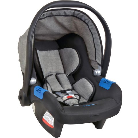 Bebê Conforto Burigotto Touring X de 0 até 13 Kg Gray Preto e Cinza