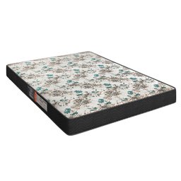 Colchão Casal PORTOBEL Espuma D33 Paris 138x188x14 Branco Preto - Portobel - 1
