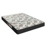 Colchão Casal PORTOBEL Espuma D33 Paris 138x188x14 Branco Preto - Portobel - 1