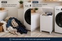 Ver imagem 6 de Baú Organizador Multiuso com Rodízios para Lavanderia Banheiro Quarto