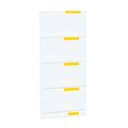 Ver imagem 1 de Kit 5 Bandejas Para Gondola Canto 196 Amapa 40/30 Branco Am - Amapá