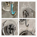 Ver imagem 4 de Kit 4 Gancho Organizador Parede Multicolorido Transparente Decoração Moderna