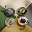 Ver imagem 6 de Kit 4 Gancho Organizador Parede Multicolorido Transparente Decoração Moderna