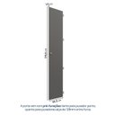 Ver imagem 2 de Kit Porta Módulo Canto Reto 180cm Frame Yescasa