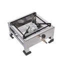 Ver imagem 1 de Fogão Portátil Fogareiro Inox Alta Pressão 1 Boca