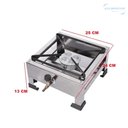 Ver imagem 3 de Fogão Portátil Fogareiro Inox Alta Pressão 1 Boca