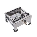 Ver imagem 1 de Fogão Portátil Fogareiro Inox Alta Pressão 1 Boca