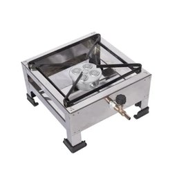Fogão Portátil Fogareiro Inox Alta Pressão 1 Boca - 1