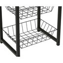 Ver imagem 4 de Balcão Multiuso Cozinha Fruteira Crome Indrustrial LI035 Freijo/Preto - Kappesberg