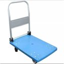 Ver imagem 1 de Carrinho Dobravel Carga Ate 150kg Multiuso Transporte Plataforma Armazem 4 Rodas de Aluminio