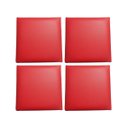 Ver imagem 1 de Assentos Banqueta Kit com 4 un Quadrados:Vermelho
