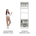 Ver imagem 7 de Torre Quente Armário de Cozinha 70 cm 3 Portas Branco/Rustic Glamy Madesa