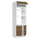 Ver imagem 6 de Torre Quente Armário de Cozinha 70 cm 3 Portas Branco/Rustic Glamy Madesa