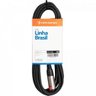 Cabo Extensor P10 (F) x P10 (M) Estéreo 5Mts Linha Brasil Hayonik - 2