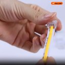 Ver imagem 5 de Kit 5 Conector Linear Emenda Transparente para Fita de Led 120 e 240 Leds 10mm