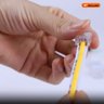 Kit 5 Conector Linear Emenda Transparente para Fita de Led 120 e 240 Leds 10mm - 5