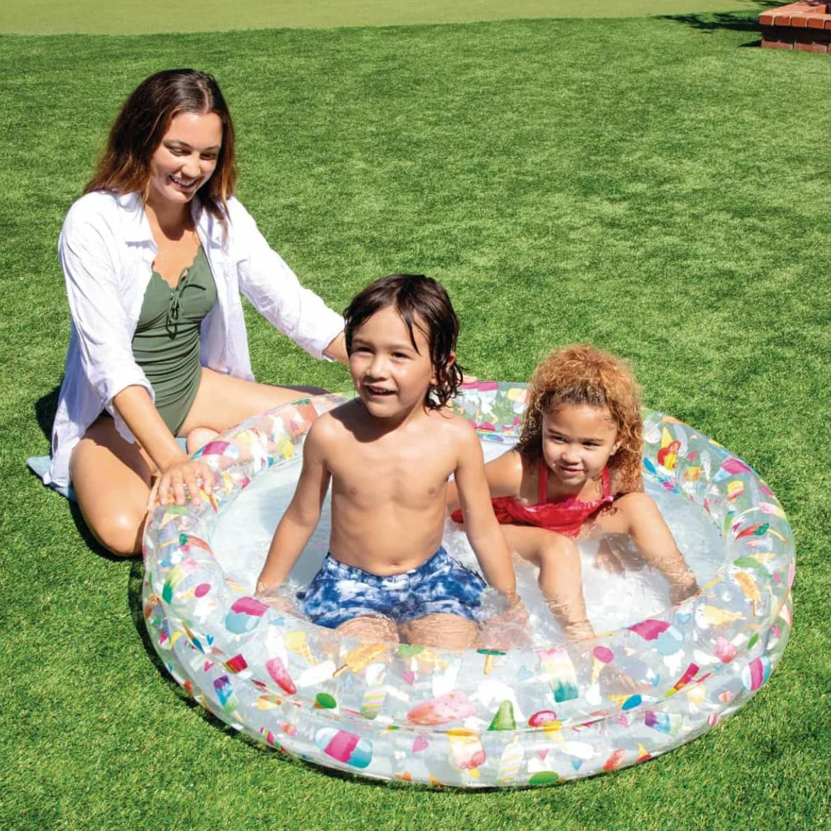 Piscina Inflável Infantil Intex 150l Frutas + Bomba Elétrica Voltagem:110v - 2