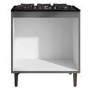 Ver imagem 2 de Balcão Gabinete Emma Cooktop 2 Portas para Cozinha Cinza