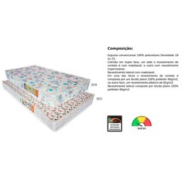 Colchão Berço Orthoflex D18 Baby Flex (70x130x10) -  - 2