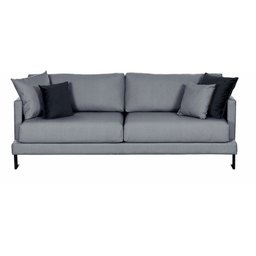 Sofá São Luiz Living 3 Lugares Linho Corriente 2 MT Espuma D33 Sofatec - 8