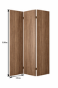 Ver imagem 6 de Biombo Alto Economico Castanho Tannat - Folha 1800x500mm