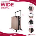 Ver imagem 3 de Mala Rígida de Fibra 360° Tamanho Média- Gladiador Wide E1:cinza