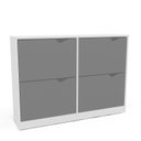 Ver imagem 2 de Sapateira para Quarto 24 Pares Porto Cinza/Branco