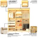 Ver imagem 7 de Guarda-roupa Casal com 6 Portas Reflecta com Pés 100% Mdf Império